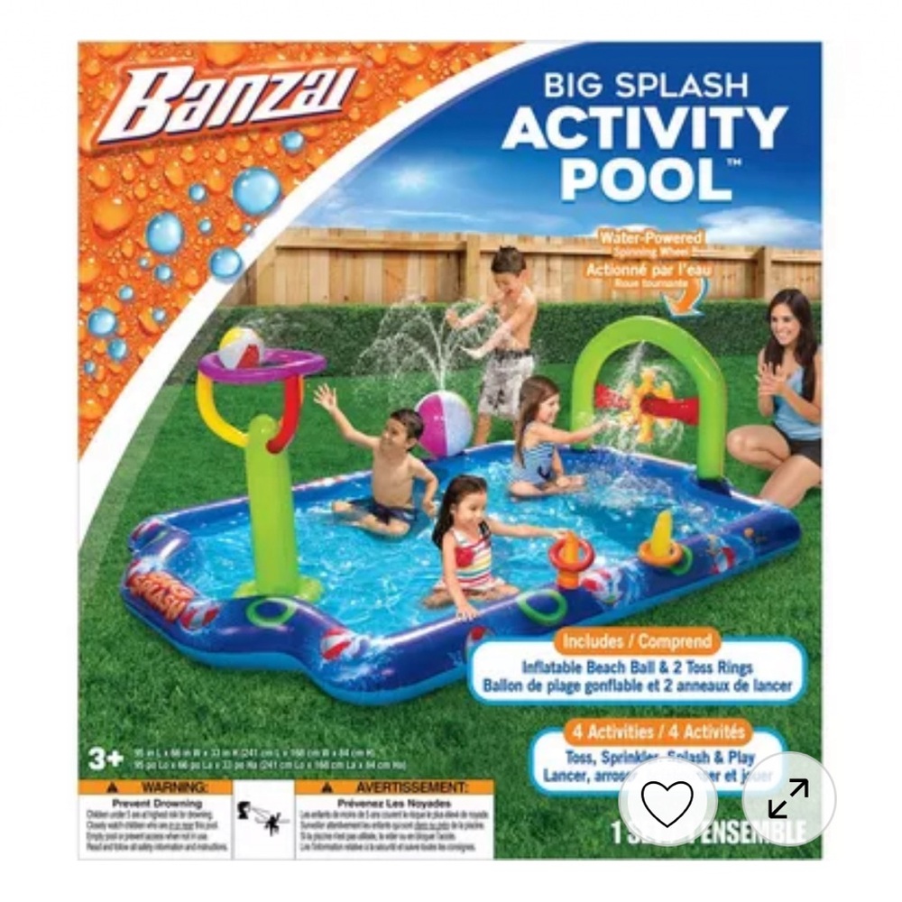 Banzai big splash activity pool